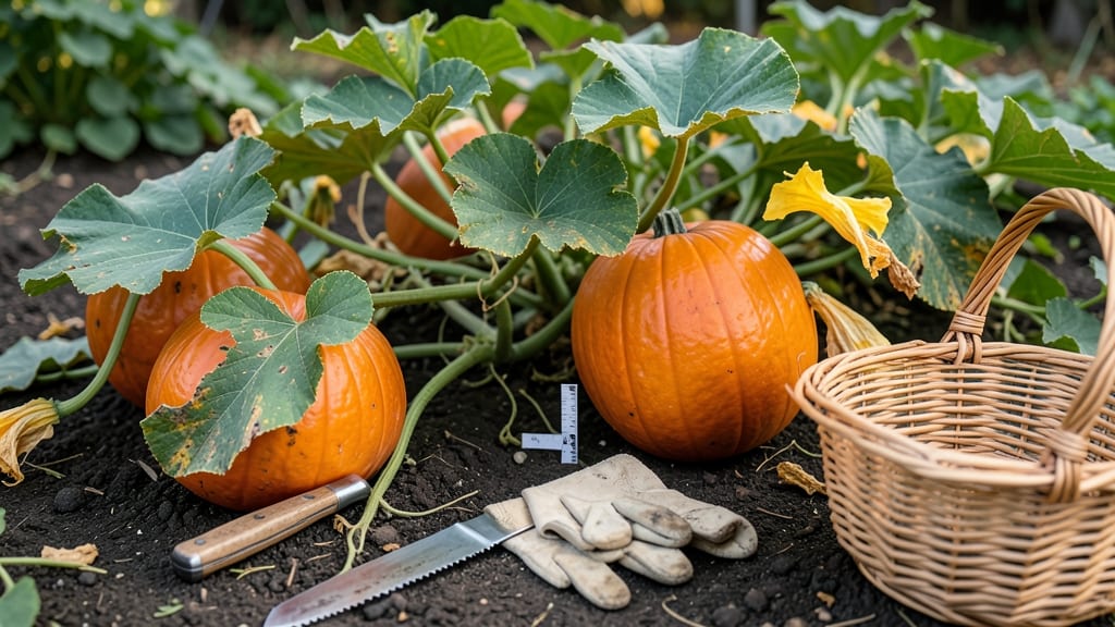 When to Pick Pumpkins: Stem Twist Angle & Vine Color Secrets