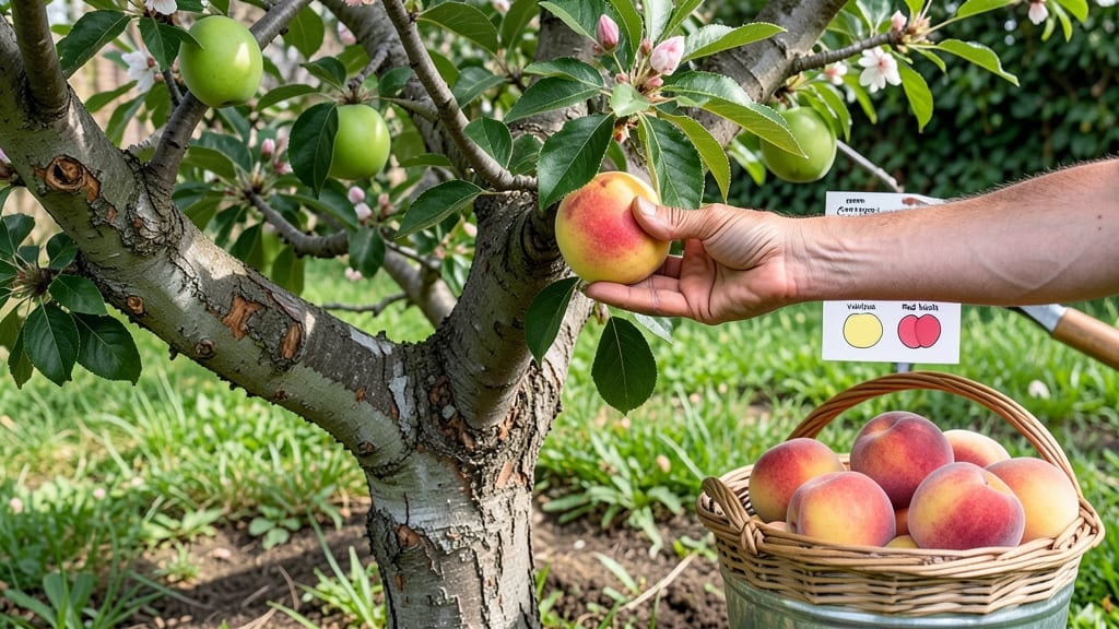 When to Pick Peaches From Tree: Fruit Stem Color & Blush Test for Peak Flavor