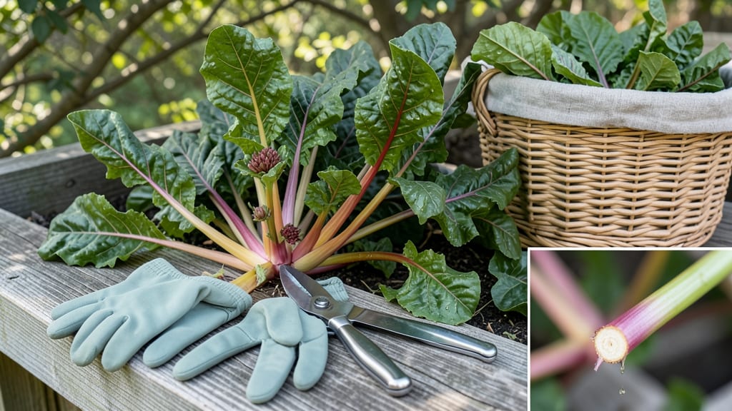 How to Harvest Swiss Chard: When Leaves Cup Tightly for Maximum Flavor