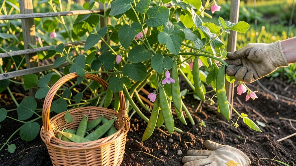 When to Pick Sugar Snap Peas: Pod Size & Seed Maturity Triggers for Crunchy Sweetness