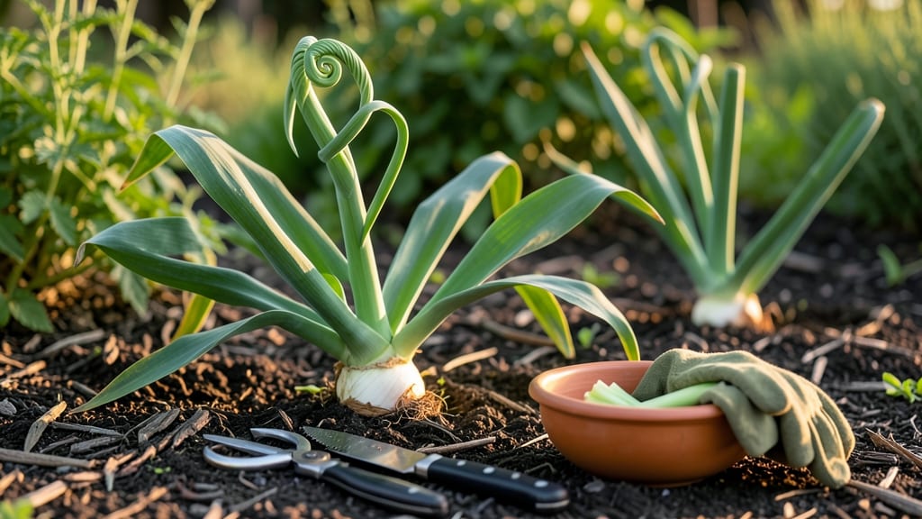 When to Harvest Garlic Scapes: 3 Simple Cues for Peak Flavor & Regrowth
