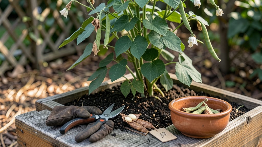 How to Harvest Green Bean Seeds: When Pods Turn Yellow and Split Open Naturally