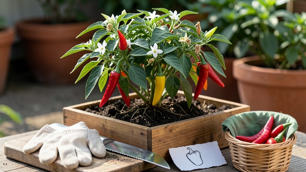 When to Pick Red Chili Peppers: Heat Peak Timing by Color and Stem Flex