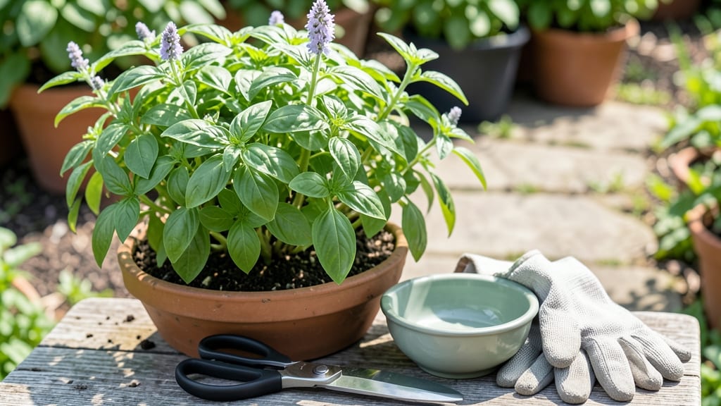 Basil Harvest Time: Pinch Early, Harvest Often for Non-Bitter Leaves