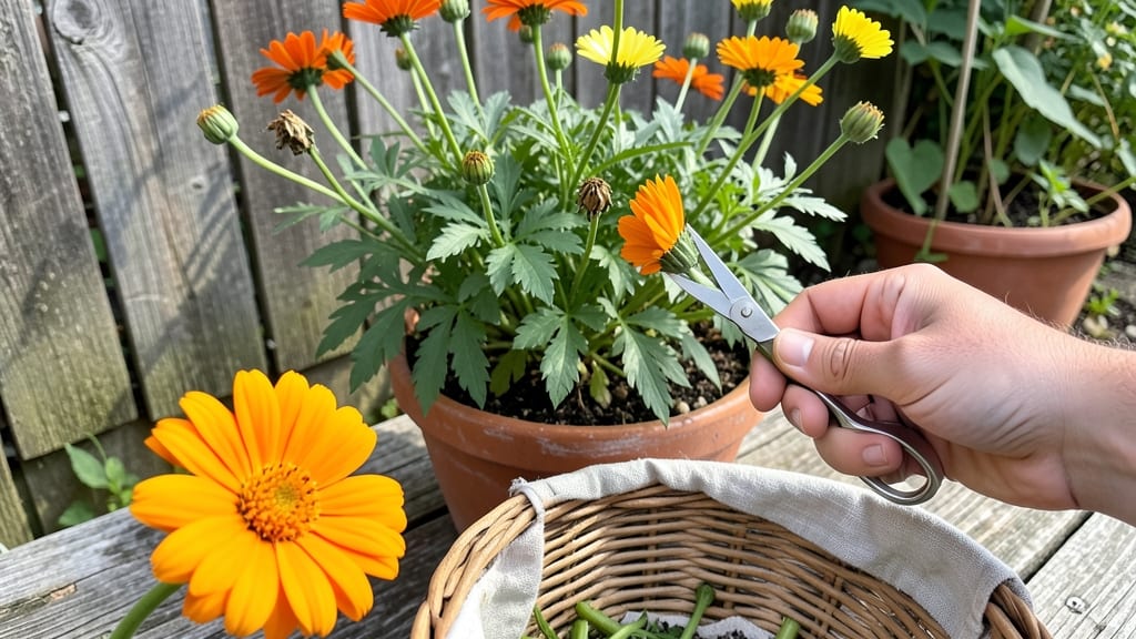 When to Harvest Calendula Flowers: Petal Color Shift & Bud Test Tricks