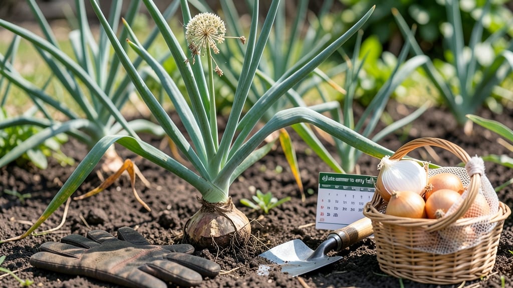 When to Pick Onions: Soil Loosen Test for Perfect Storage-Life Bulbs