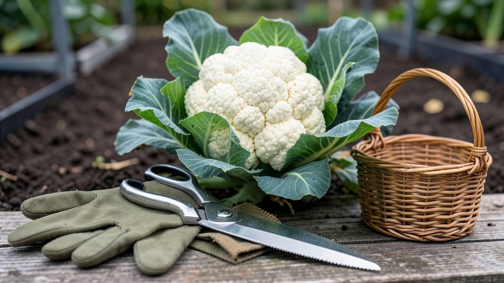 How to Harvest Cauliflower: 3 Signs of Perfect Curds Before They Bolt