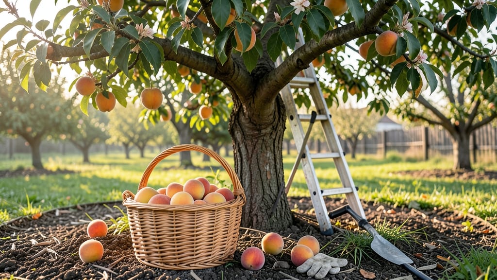 Harvest Peach Tree: 3 Tactile Tests to Spot Perfect Ripeness