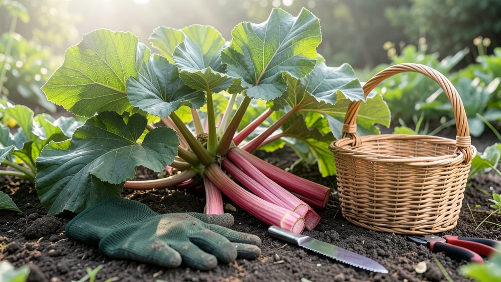 Harvest Time for Rhubarb: Stem Color and Size Checklist for Peak Sweetness