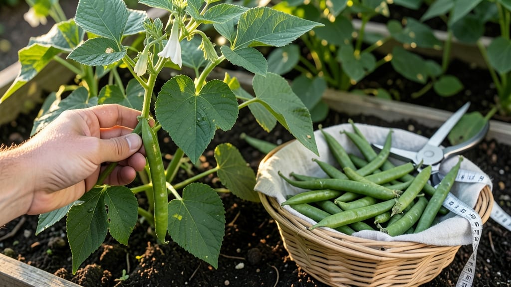 When to Harvest Snap Beans: Flat Pods Crack Open—Pick Before Seeds Bulge