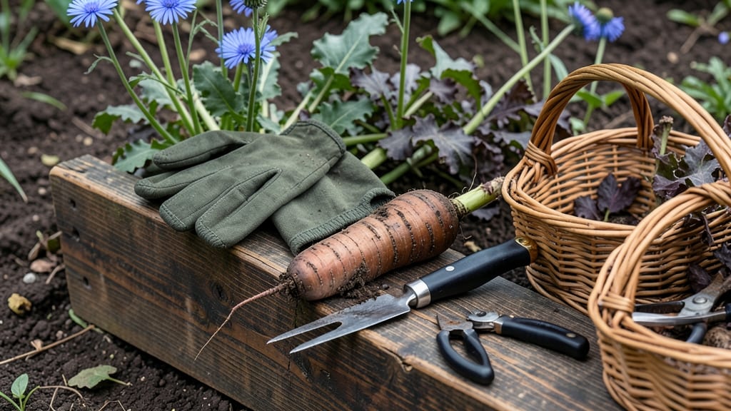 Harvest Chicory Root: When to Dig for Maximum Pungency and Regrowth
