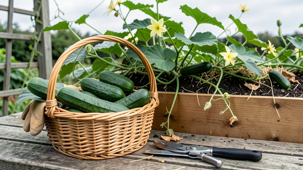 When to Harvest Pickling Cucumbers: Size Matters—Pick at 1-3 Inches for Crunchy, Seed-Free Slices