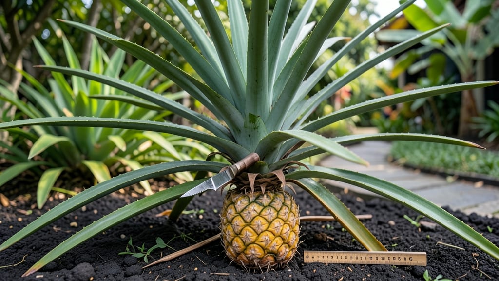 How Do You Know When to Pick a Pineapple: Leaf Color Shift & Fragrance Test