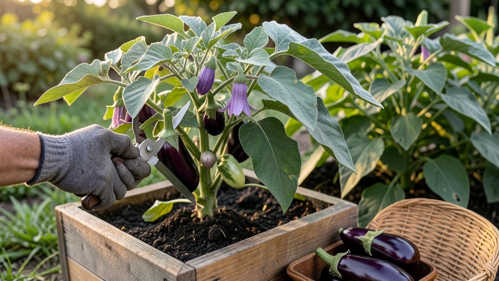 When to Pick Eggplant Off the Vine: Stem Twist Test & 3 Overlooked Ripeness Signs