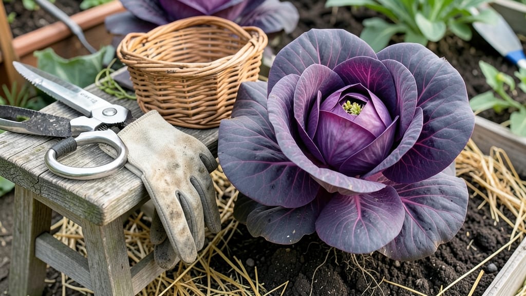 When to Harvest Purple Cabbage: Color Shift & Stem Snap Test for Peak Flavor