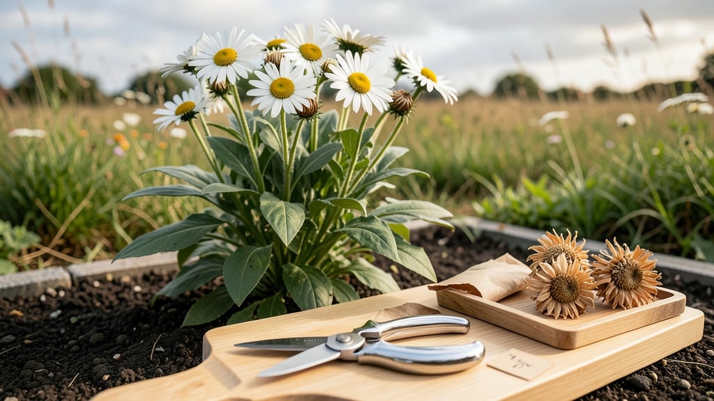 How to Harvest Shasta Daisy Seeds: When Heads Turn Brown and Pop Open Naturally